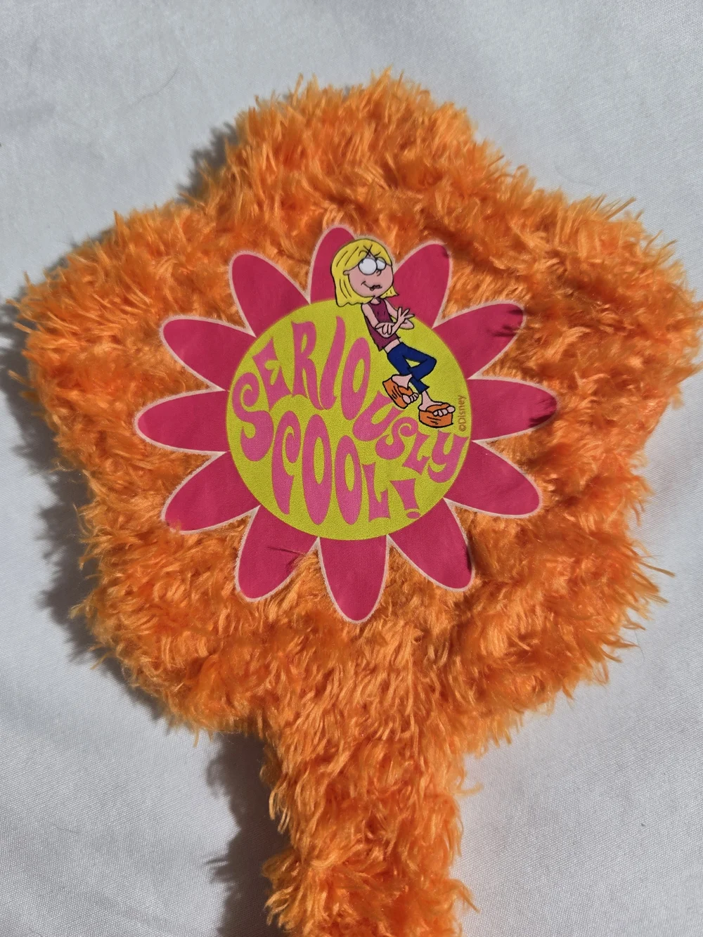 Lizzie McGuire x Profusion Fuzzy Hand Mirror Orange Flower New With Tags Y2K NWT